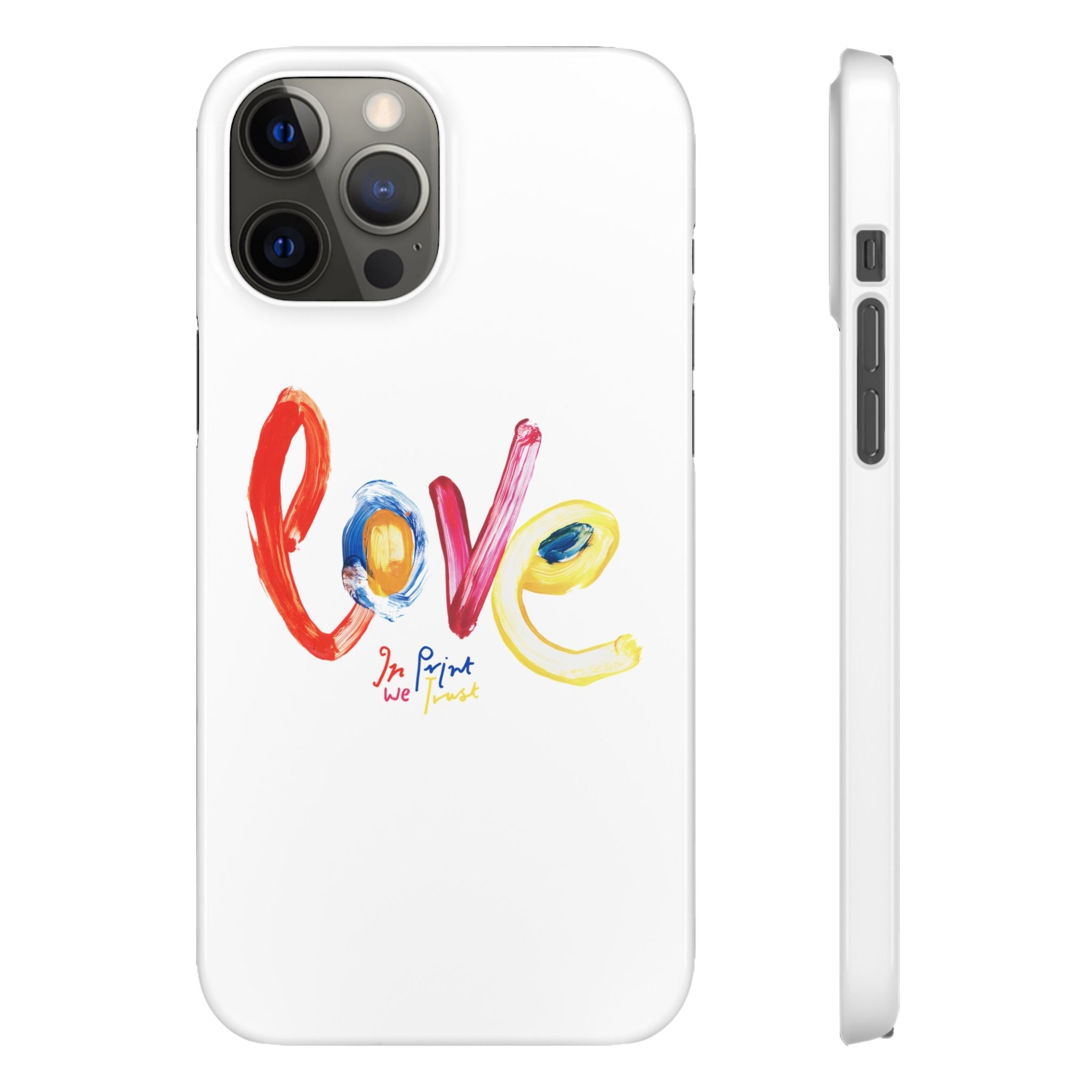 love iPhone case - In Print We Trust