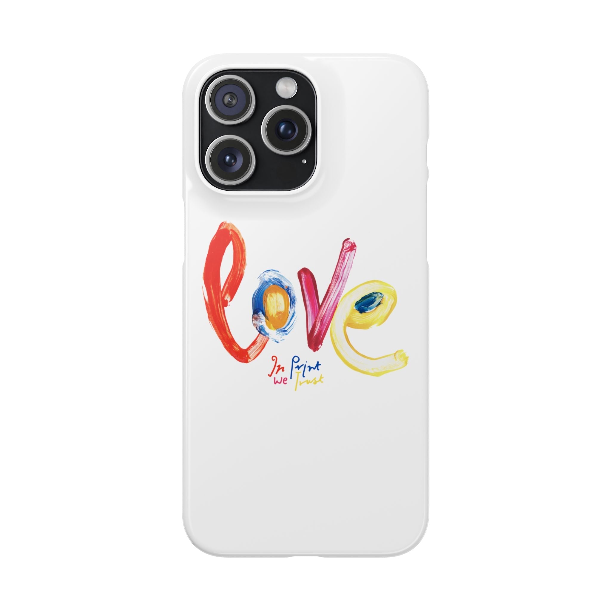 love iPhone case - In Print We Trust