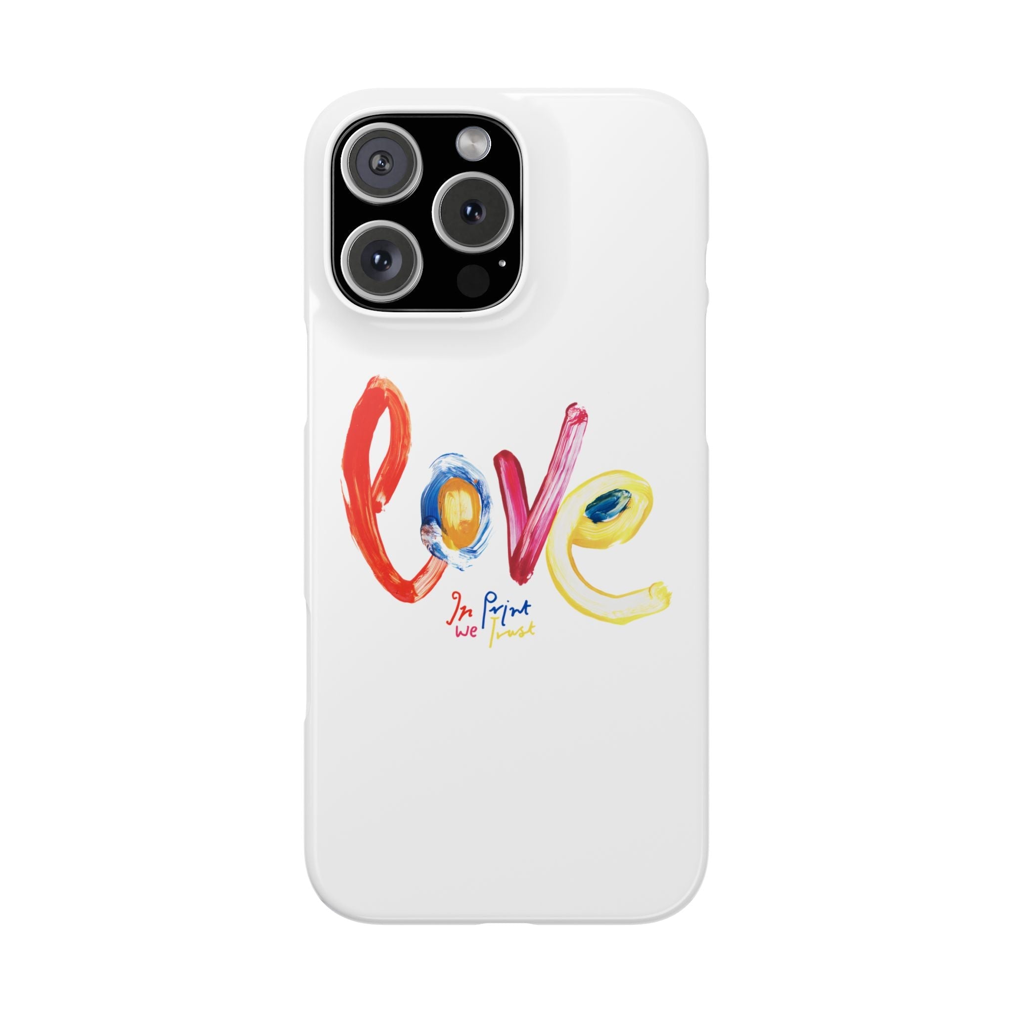 love iPhone case - In Print We Trust