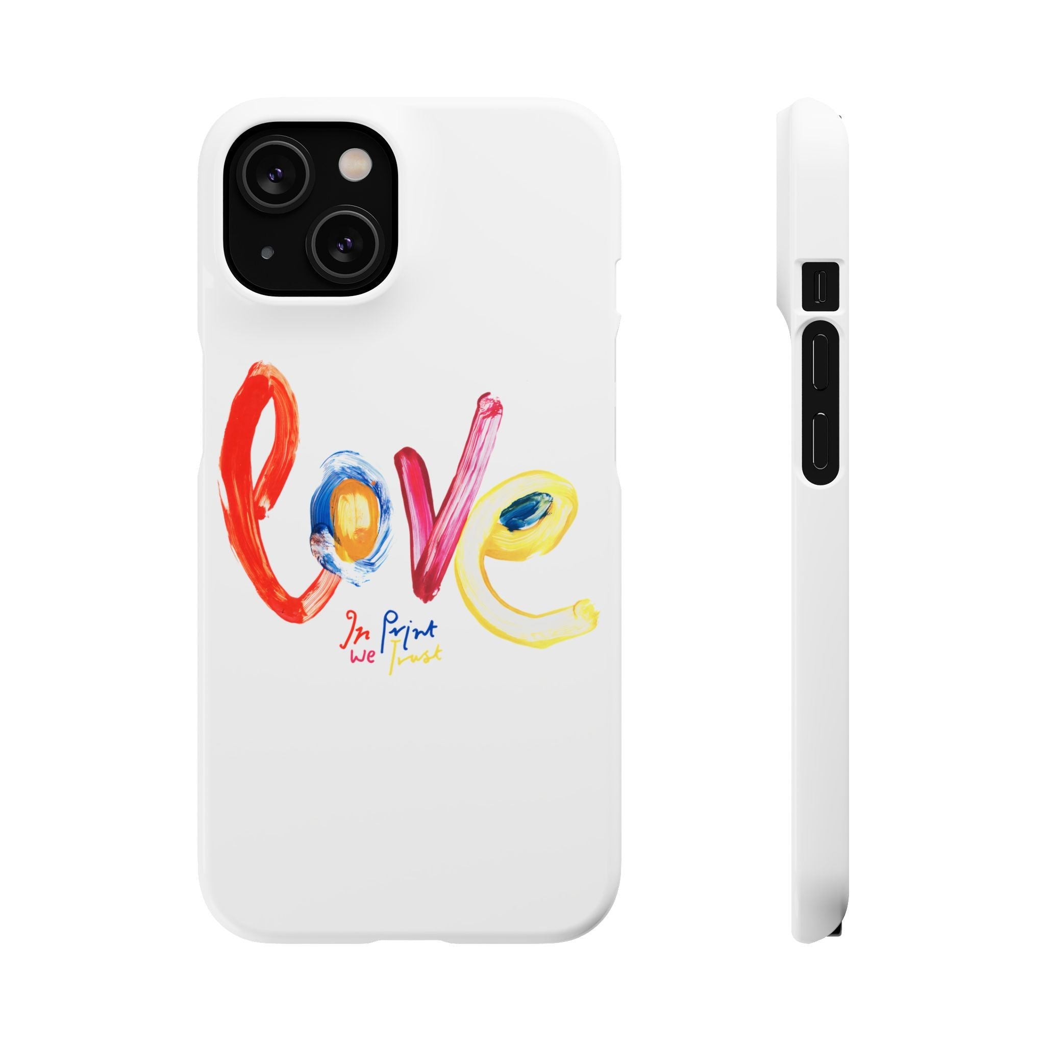 love iPhone case - In Print We Trust