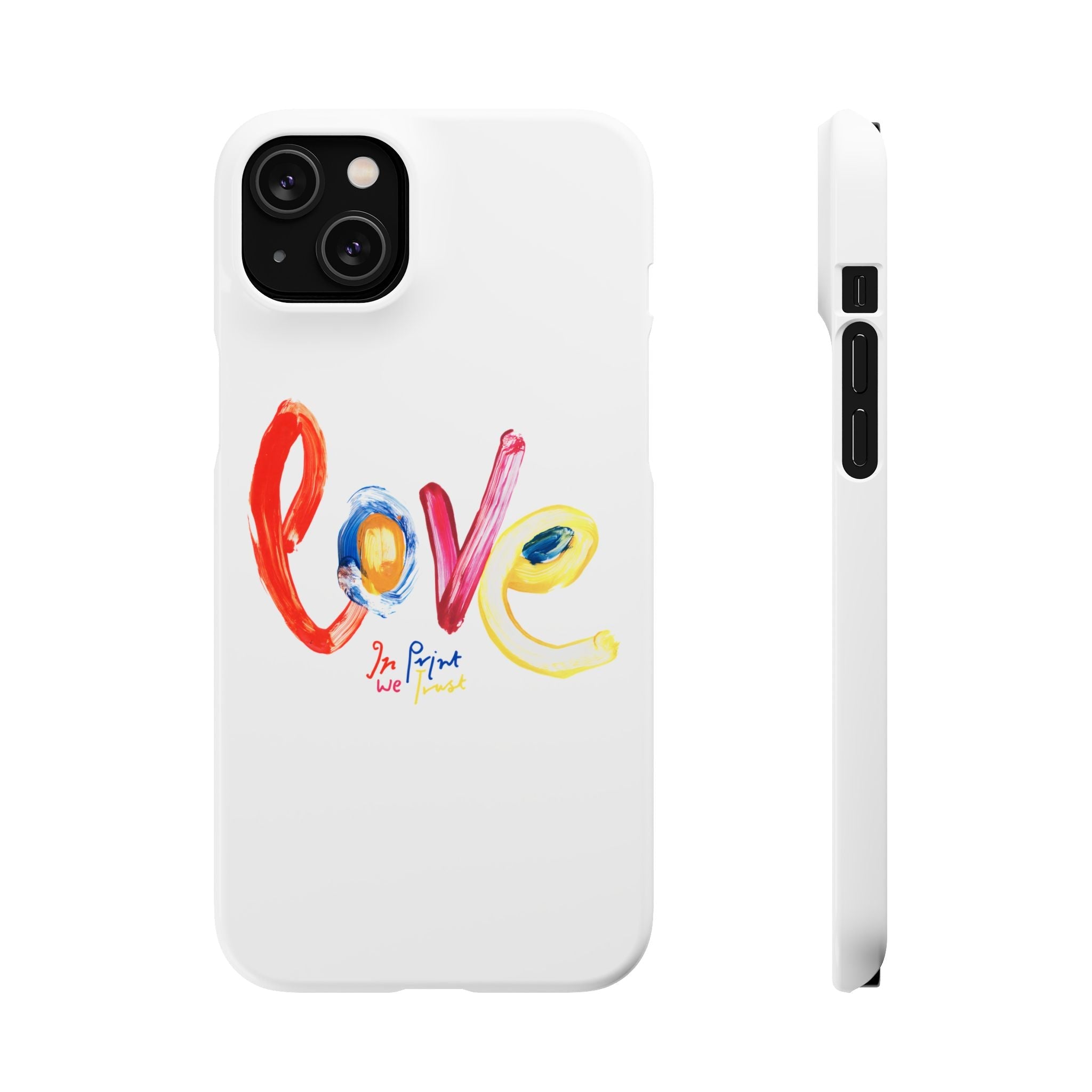 love iPhone case - In Print We Trust