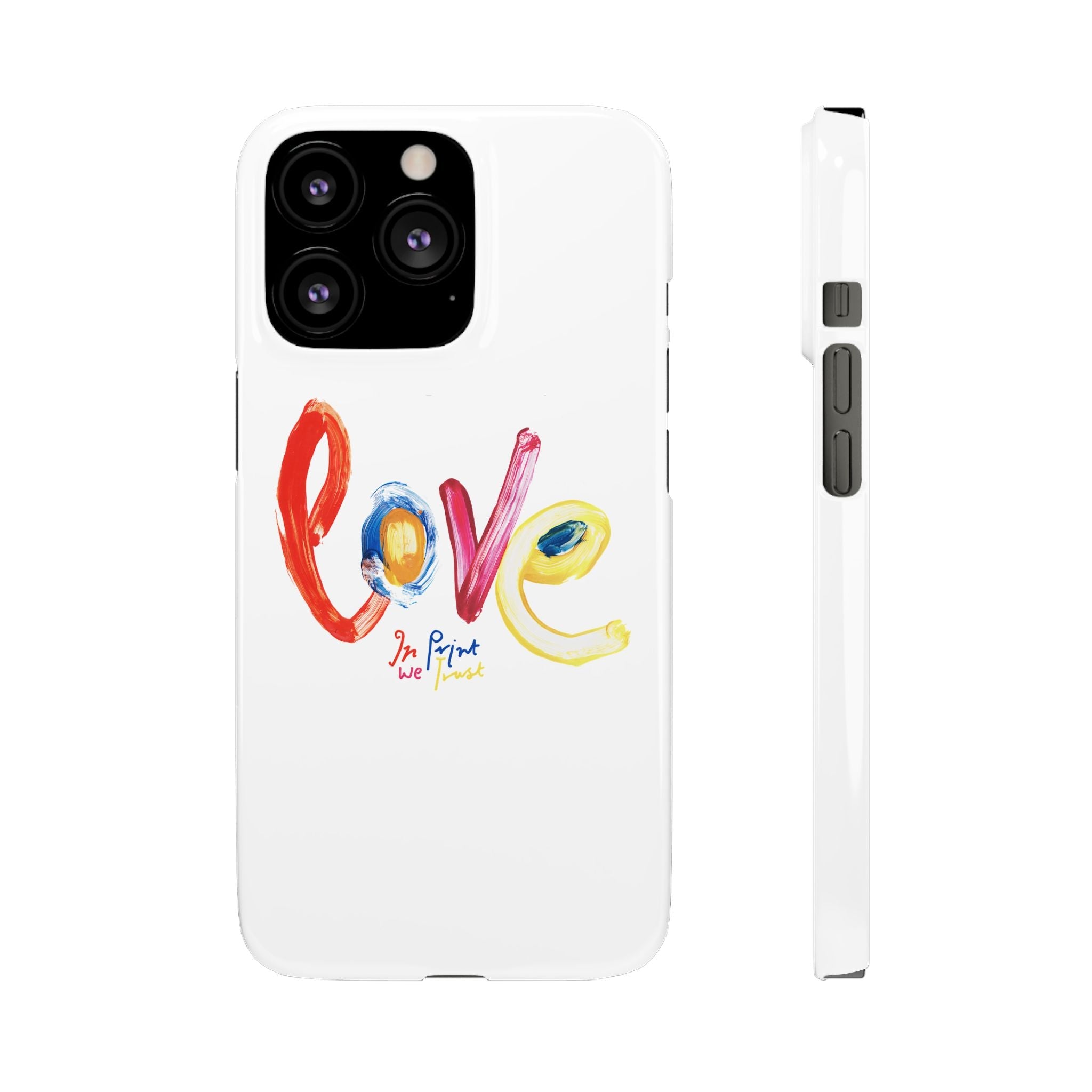 love iPhone case - In Print We Trust