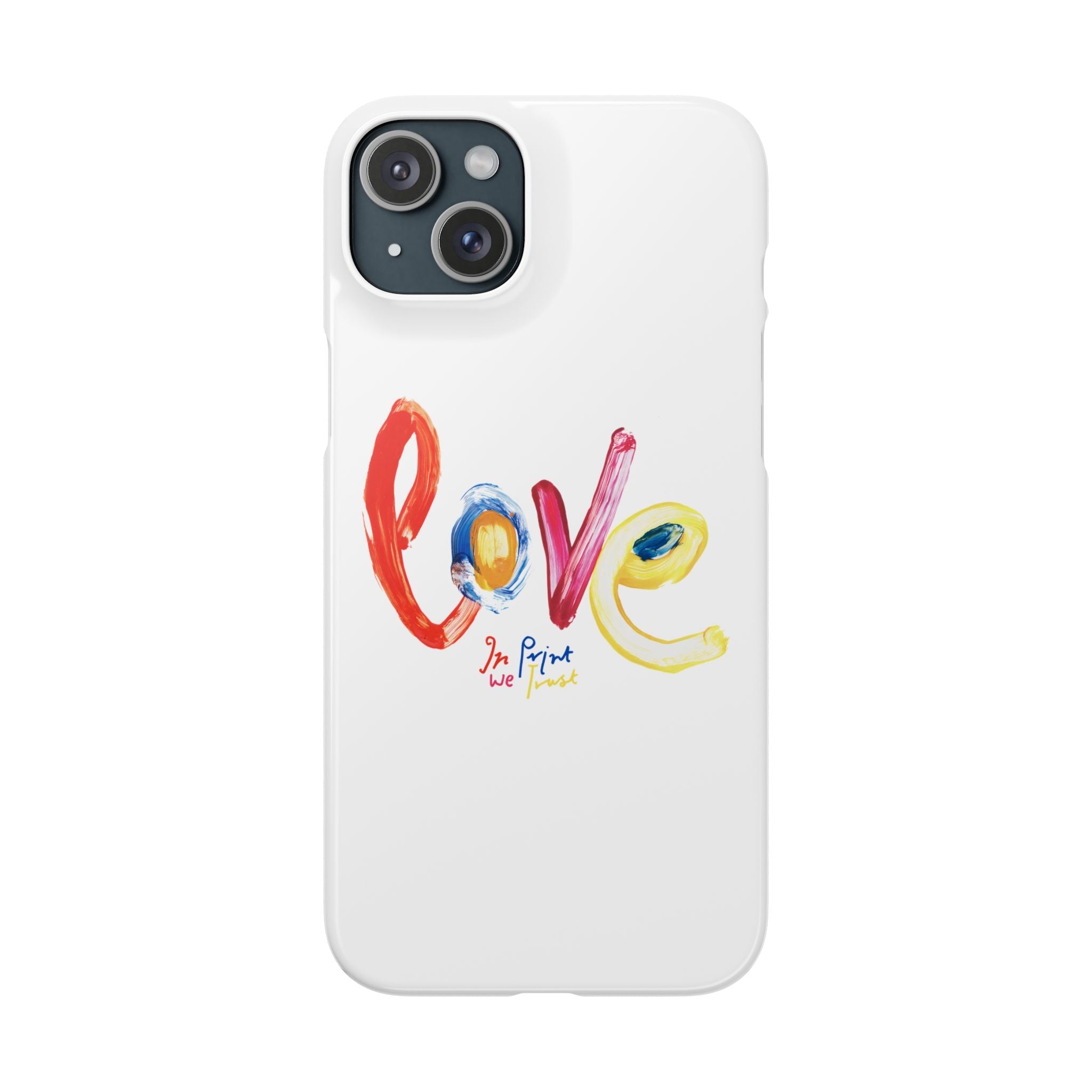 love iPhone case - In Print We Trust