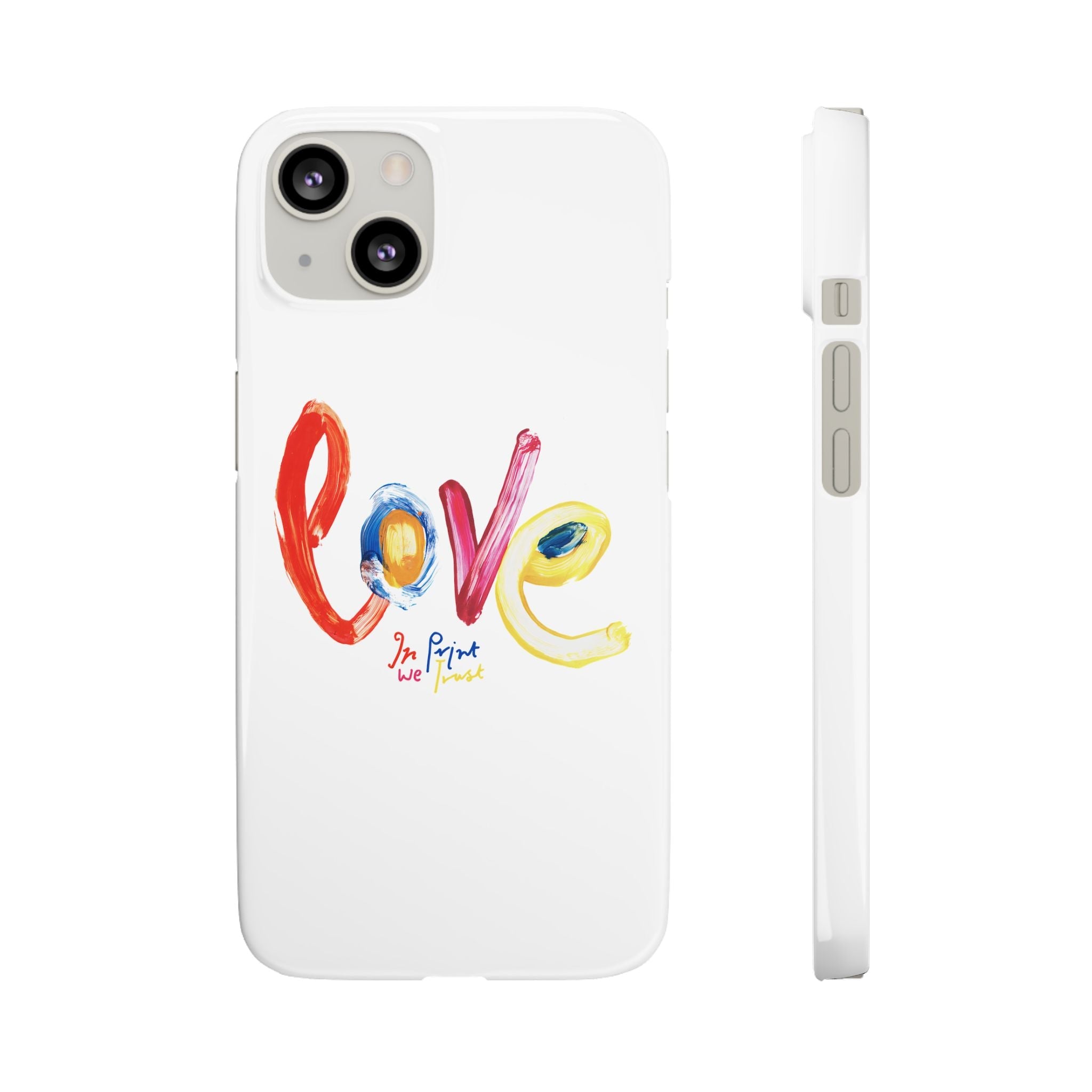 love iPhone case - In Print We Trust