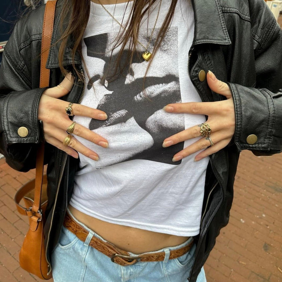 love or lust baby tee - In Print We Trust