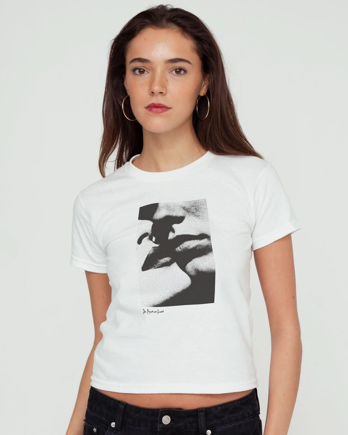 love or lust baby tee - In Print We Trust