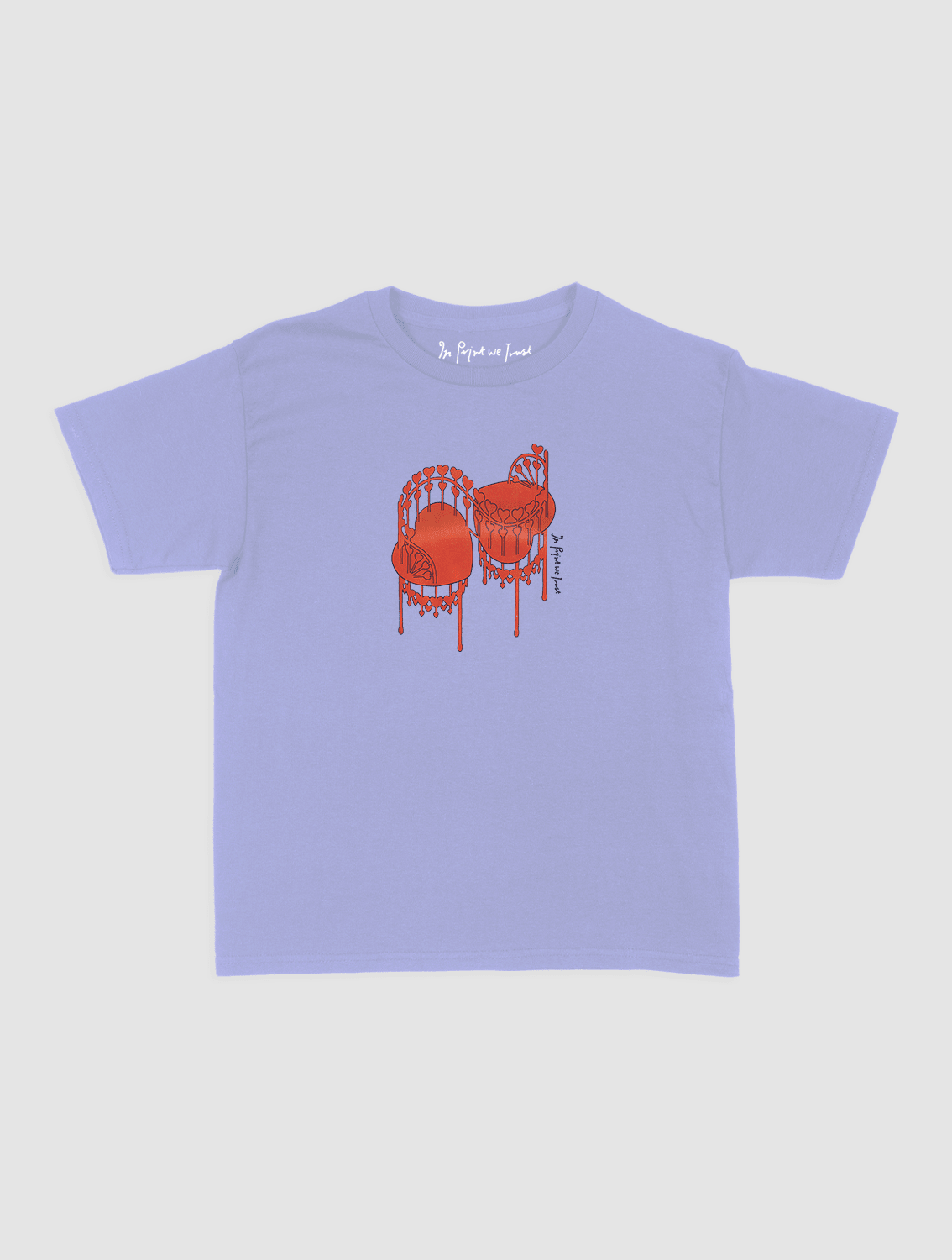 love seat baby tee - In Print We Trust