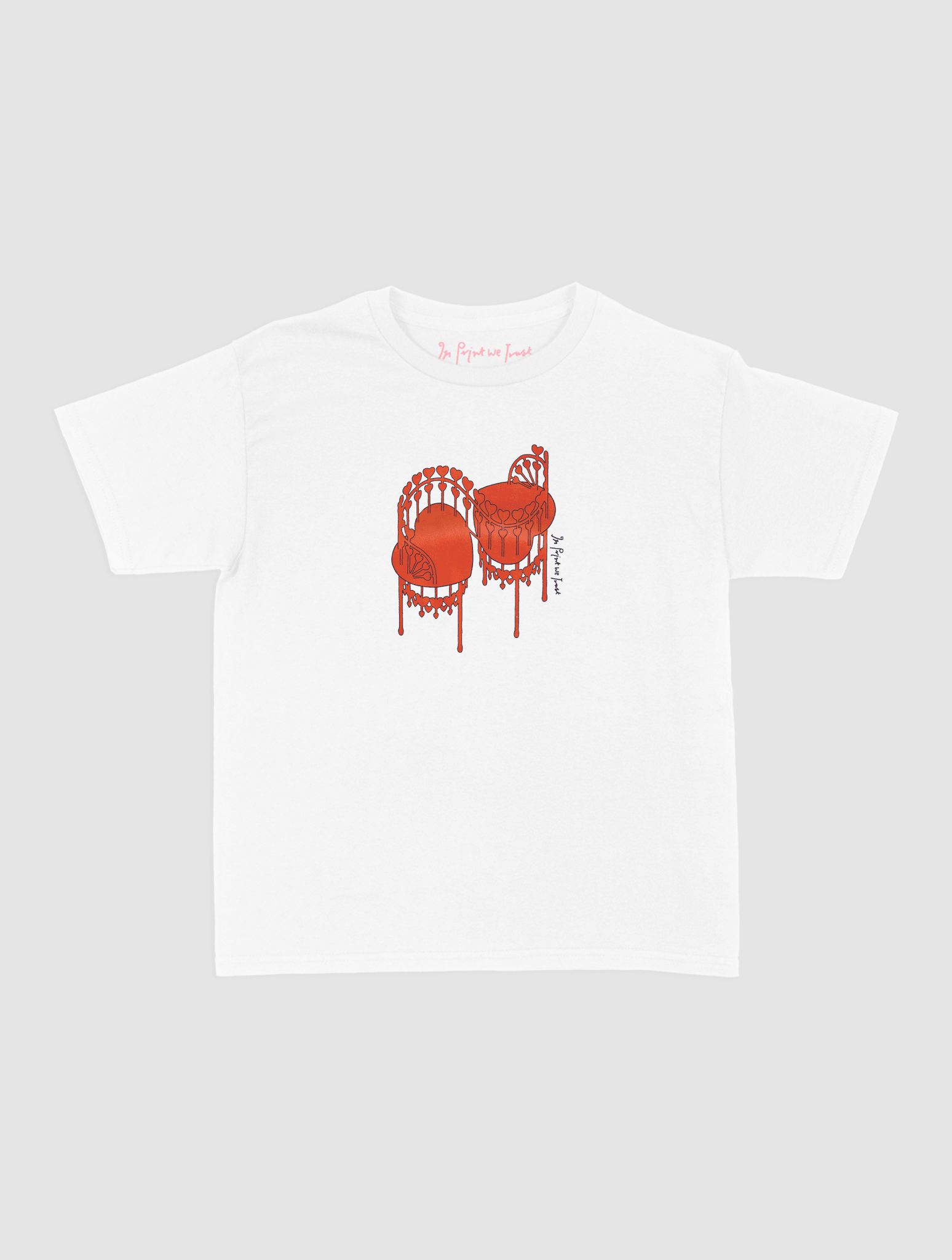 love seat baby tee - In Print We Trust