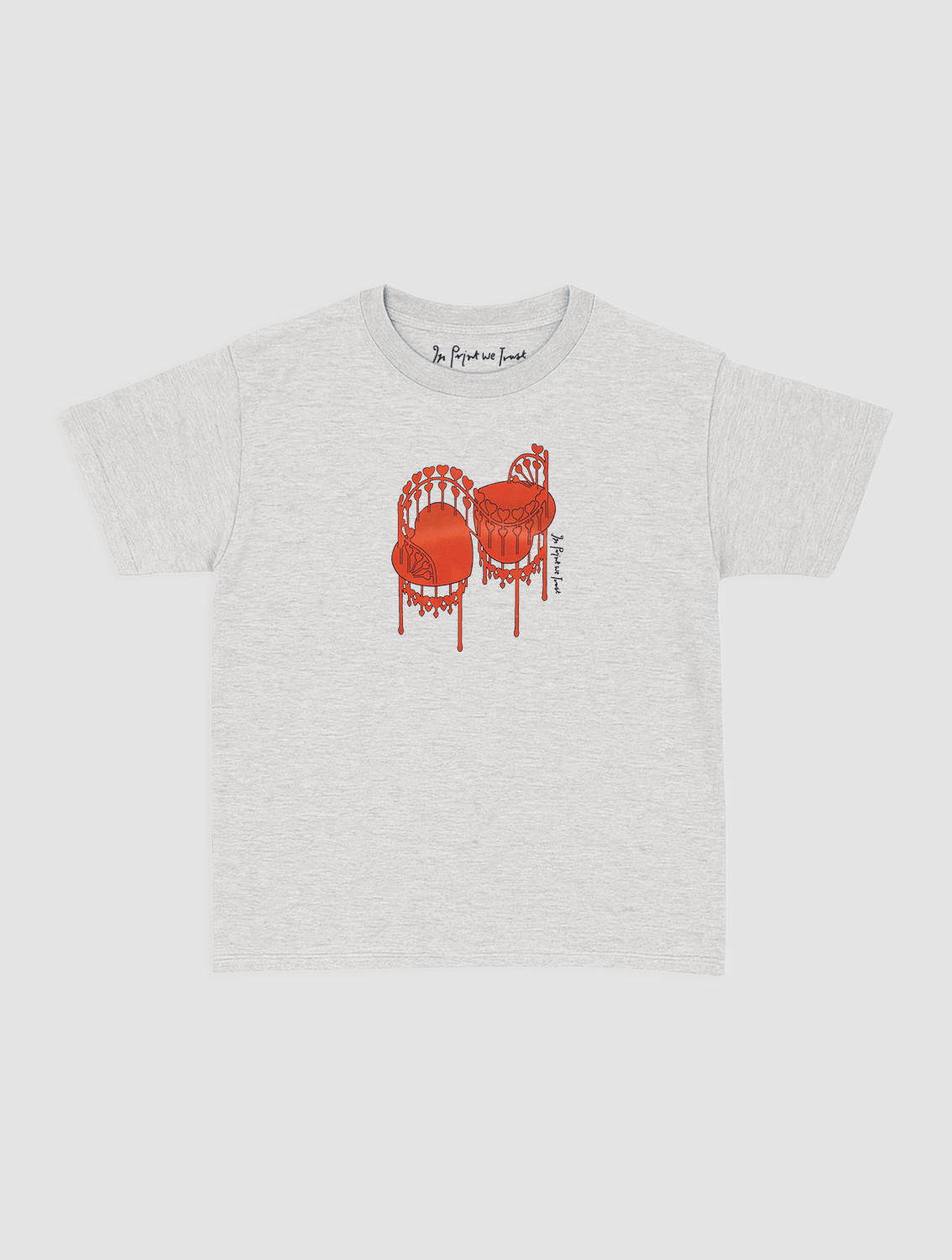 love seat baby tee - In Print We Trust