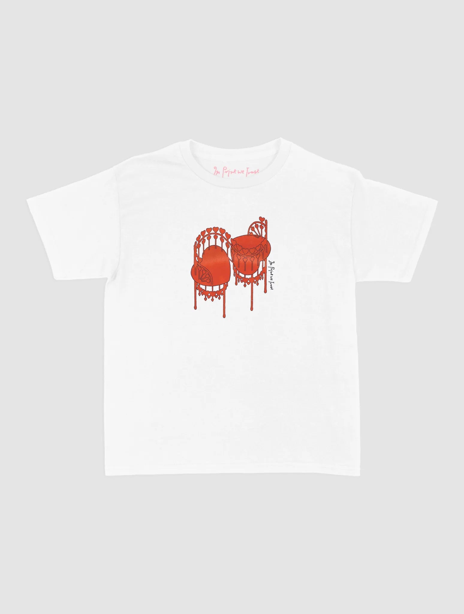 love seat baby tee - In Print We Trust