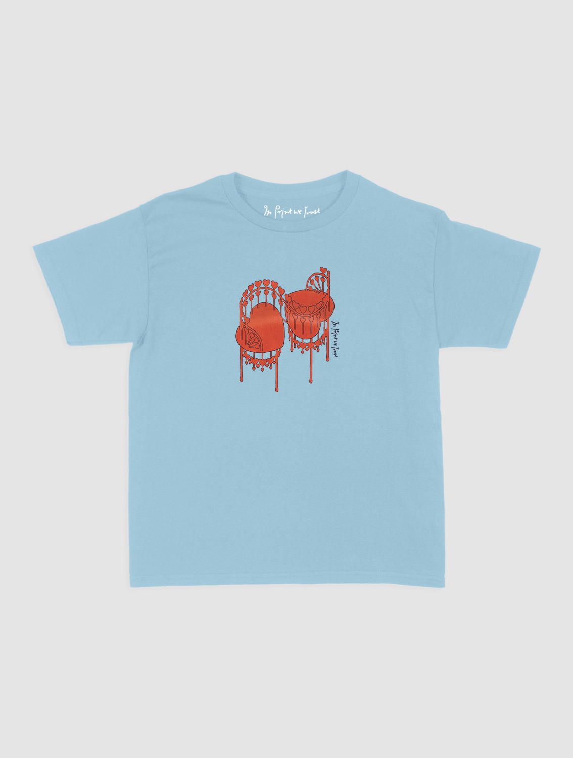 love seat baby tee - In Print We Trust