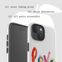 love tough iPhone case - In Print We Trust