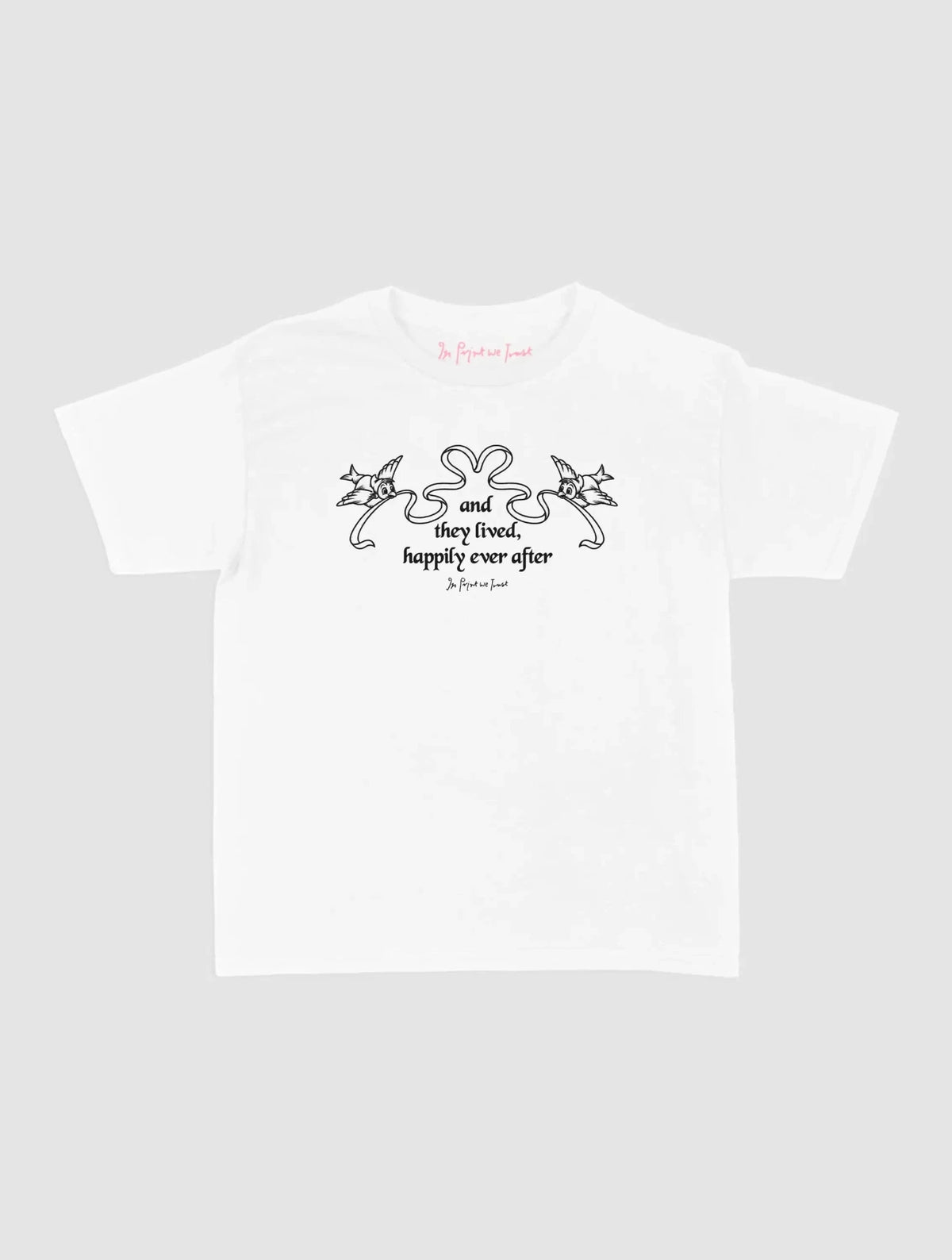 lovebirds baby tee - In Print We Trust
