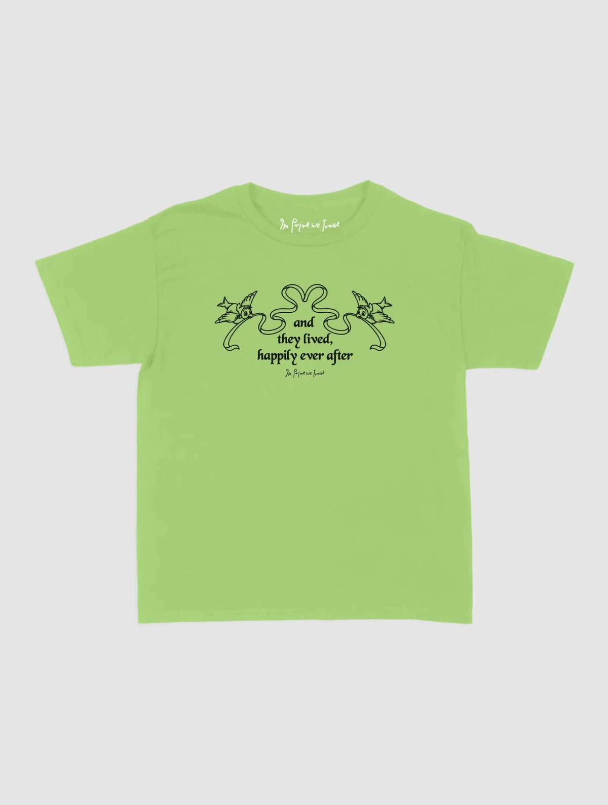 lovebirds baby tee - In Print We Trust