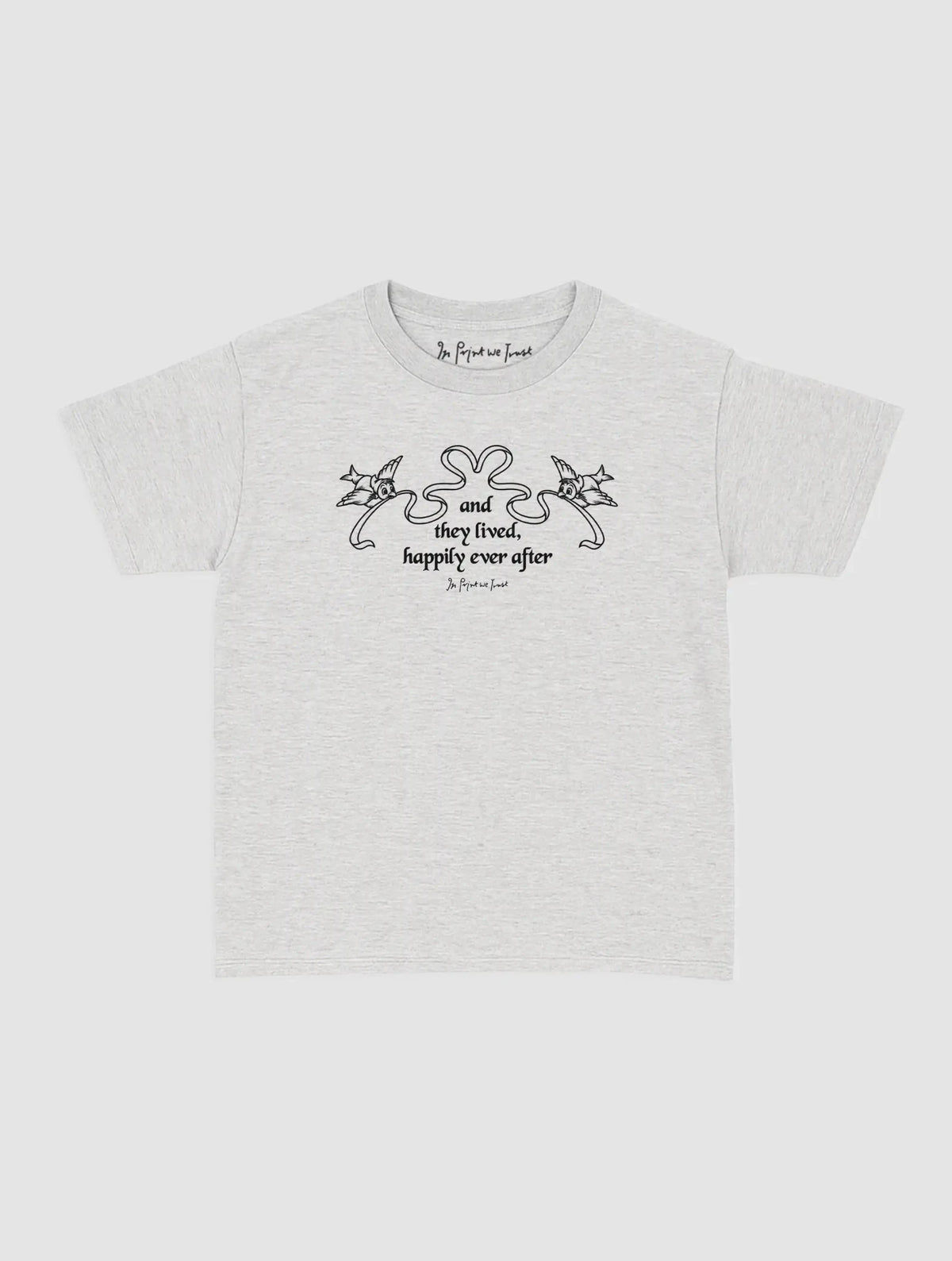 lovebirds baby tee - In Print We Trust