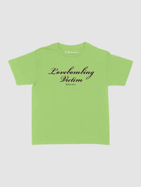 lovebombing victim baby tee - In Print We Trust