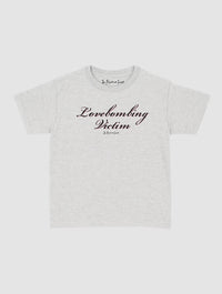 lovebombing victim baby tee - In Print We Trust