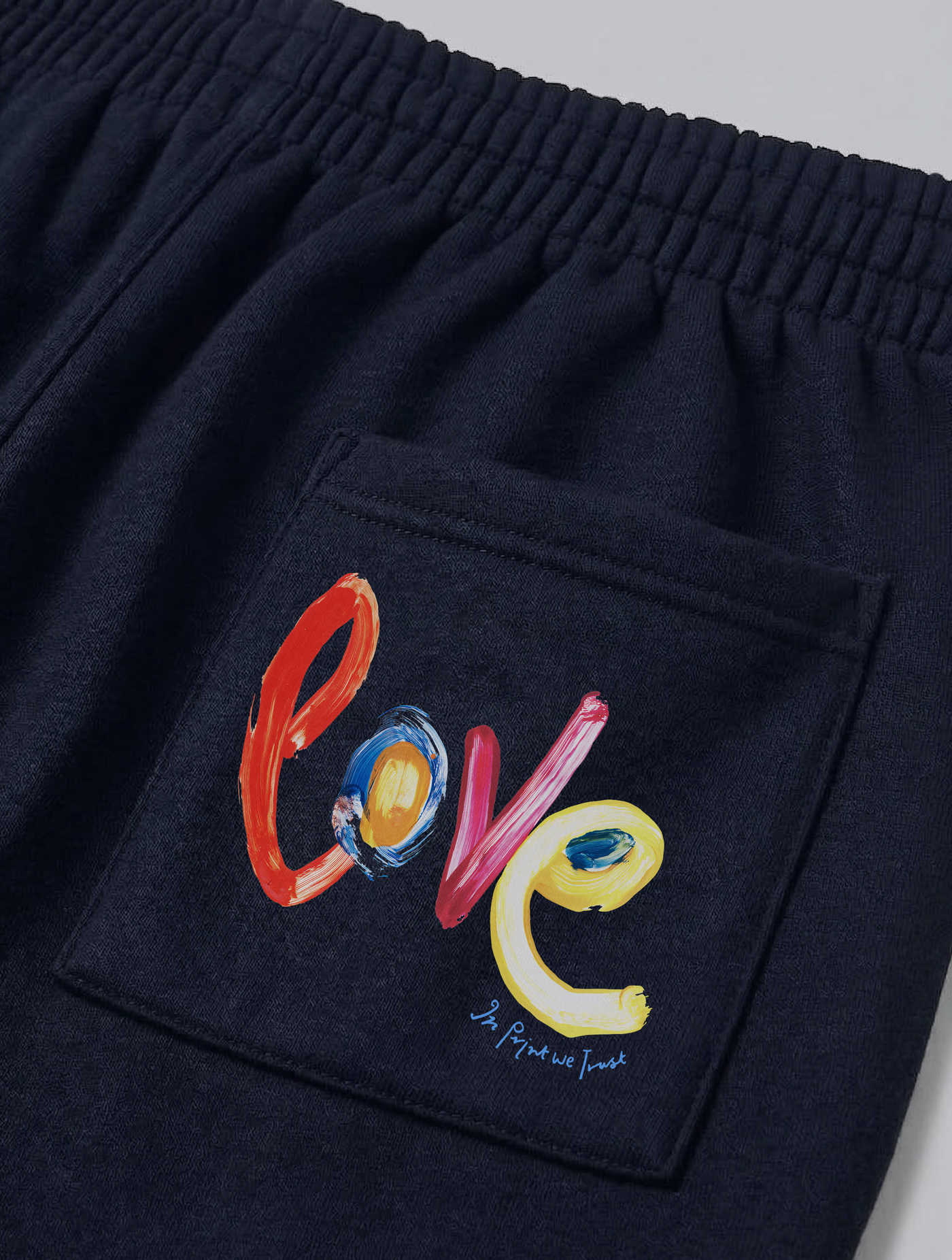 love navy sweatpants