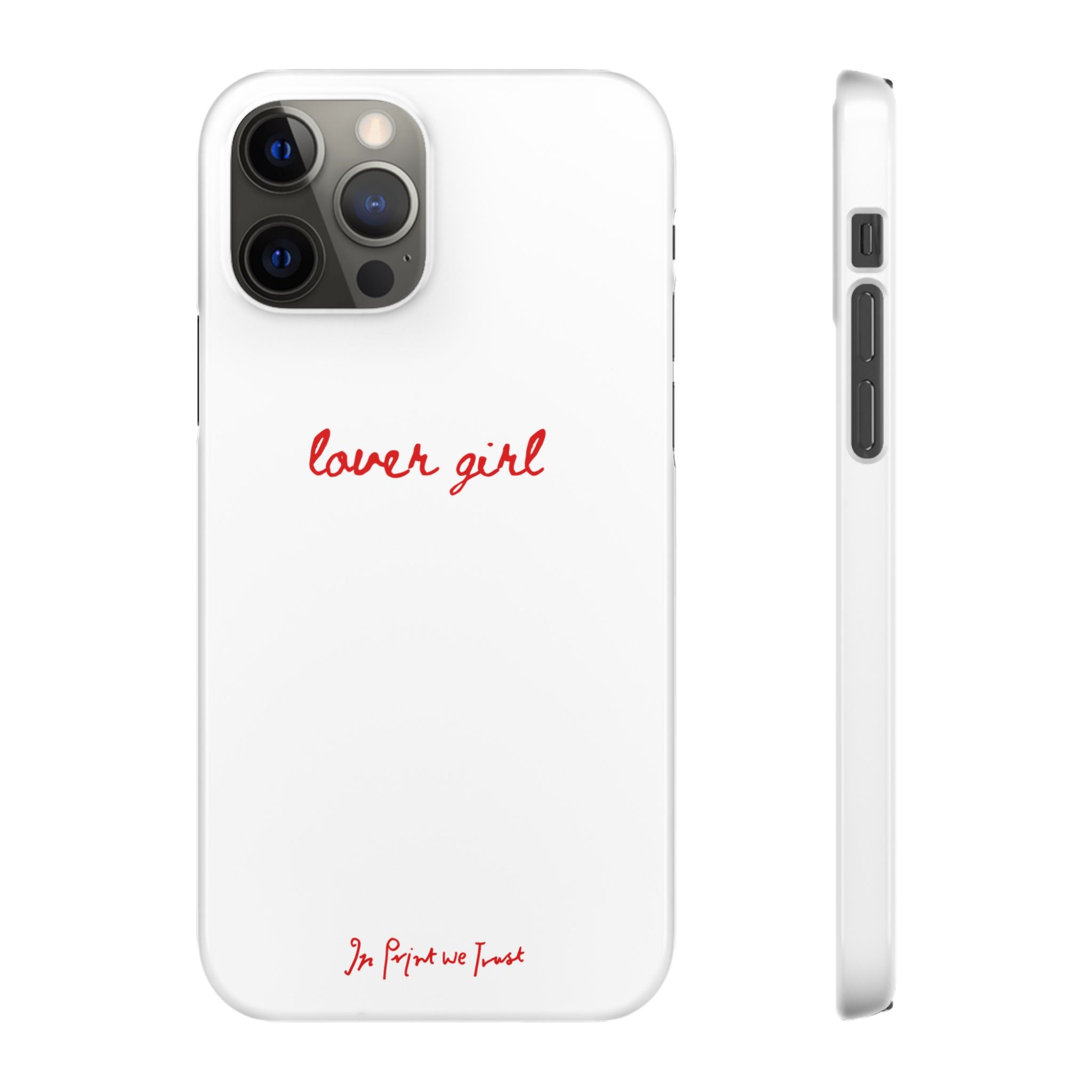 lover girl iPhone case - In Print We Trust