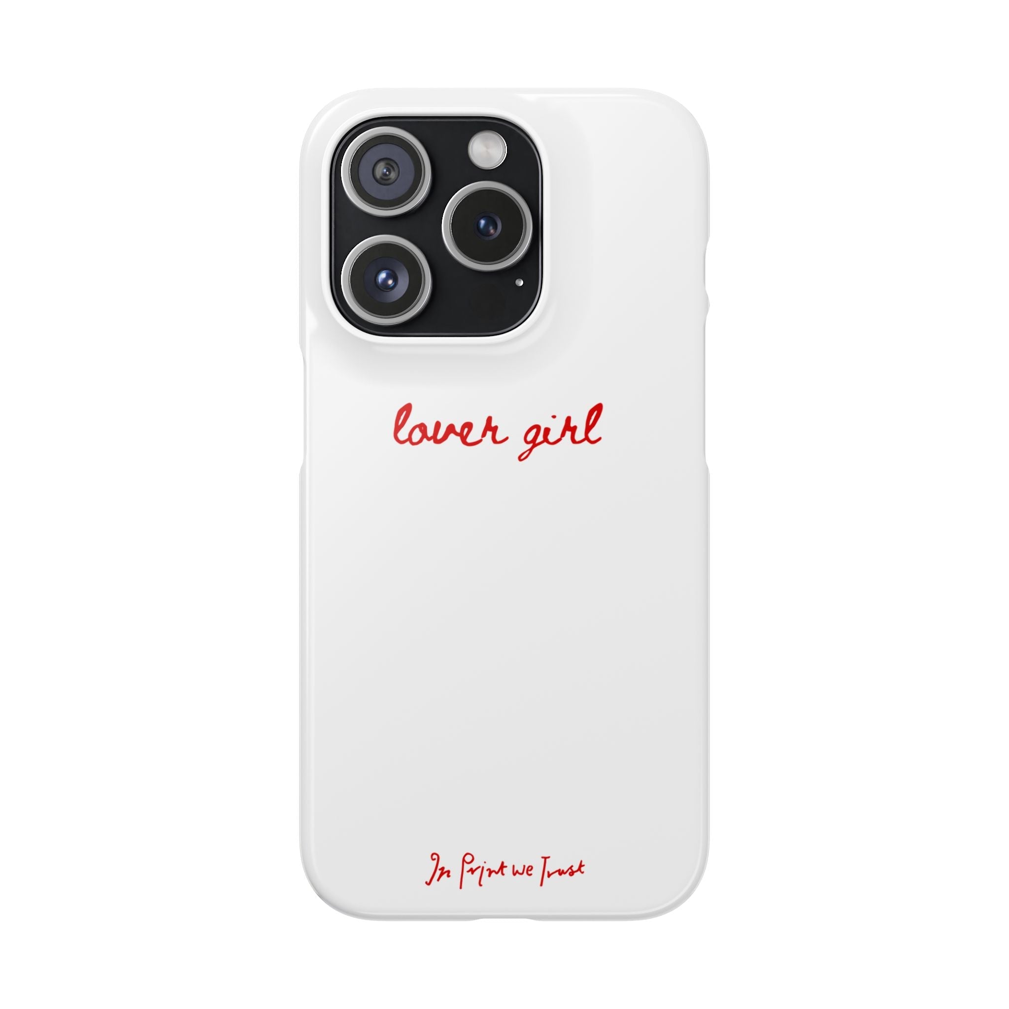 lover girl iPhone case - In Print We Trust