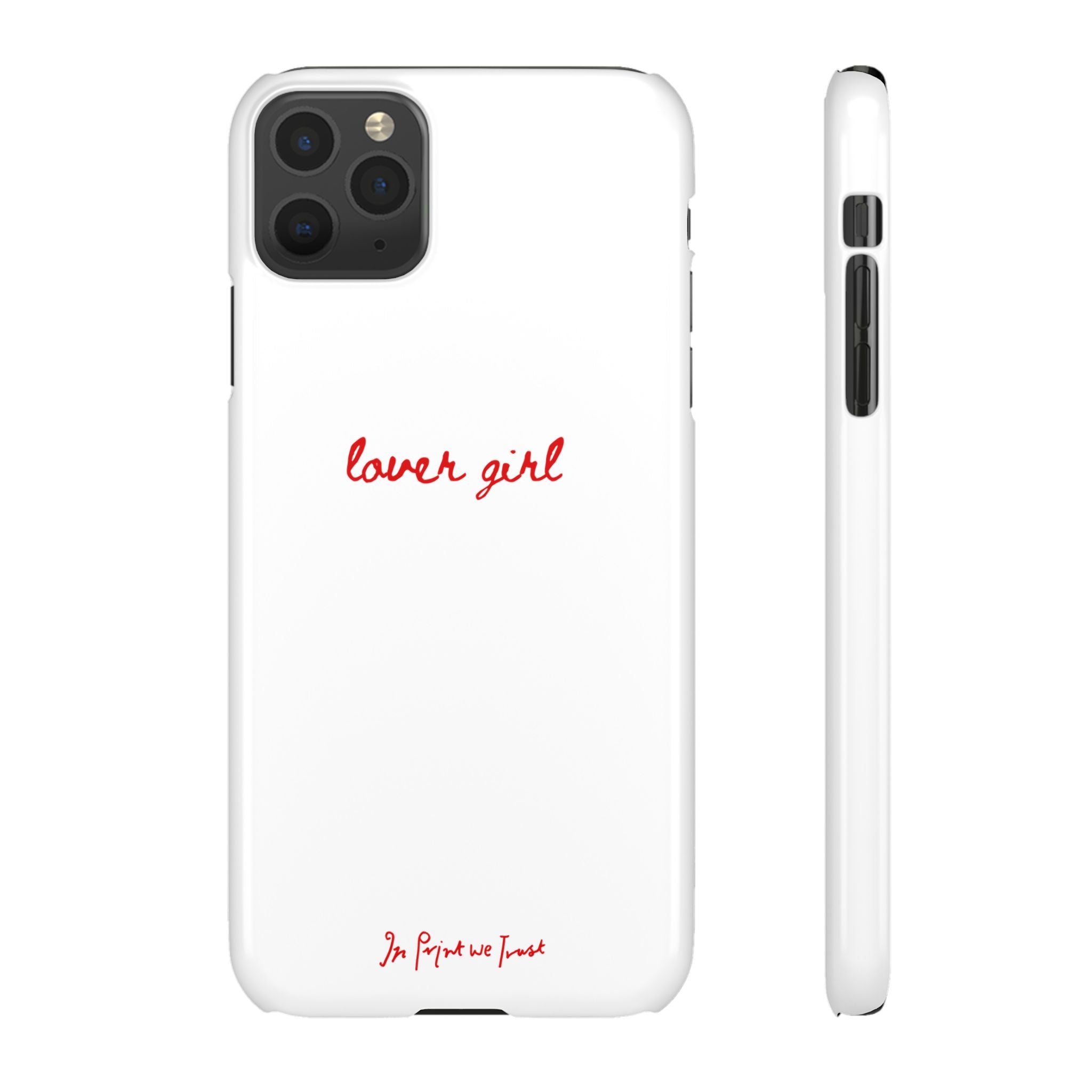 lover girl iPhone case - In Print We Trust