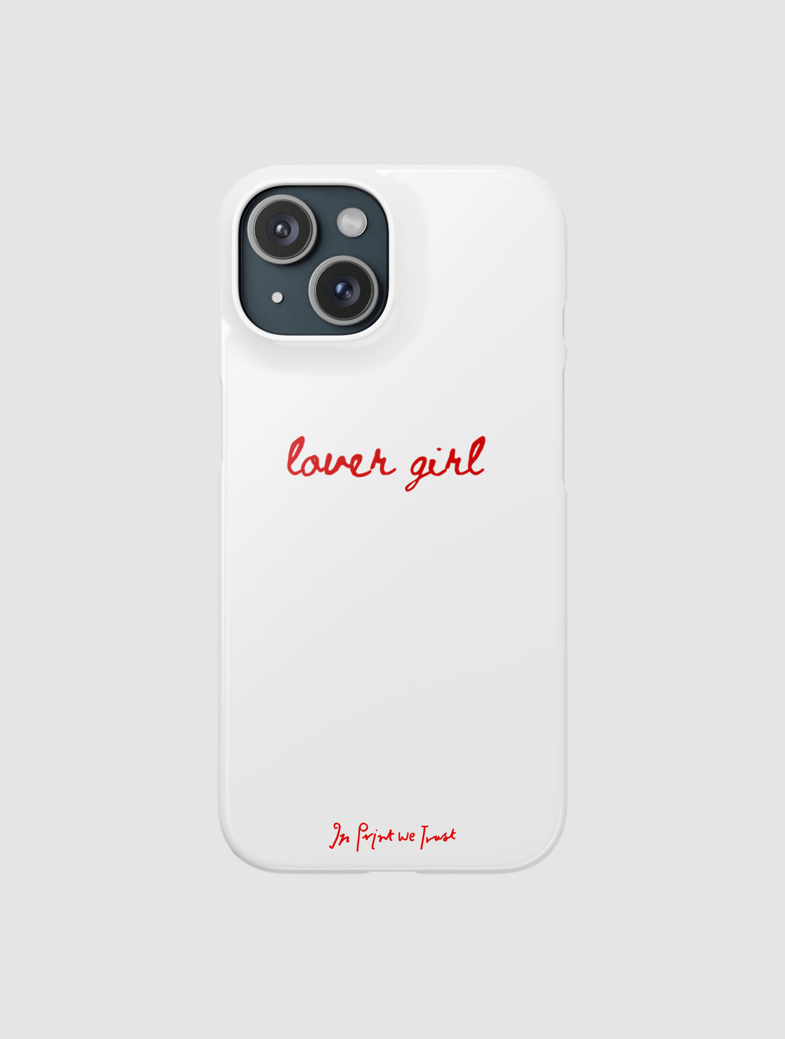 lover girl iPhone case - In Print We Trust