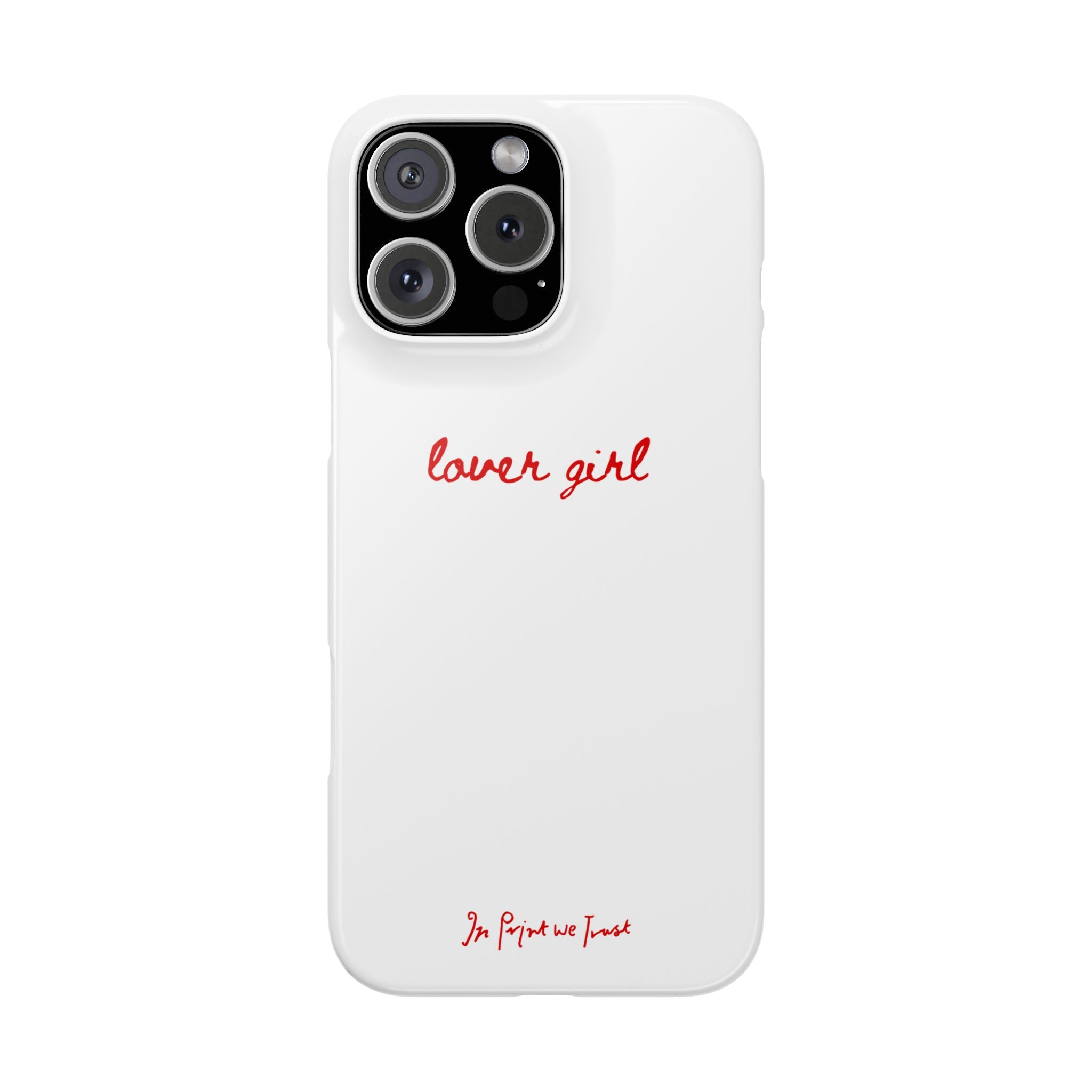 lover girl iPhone case - In Print We Trust