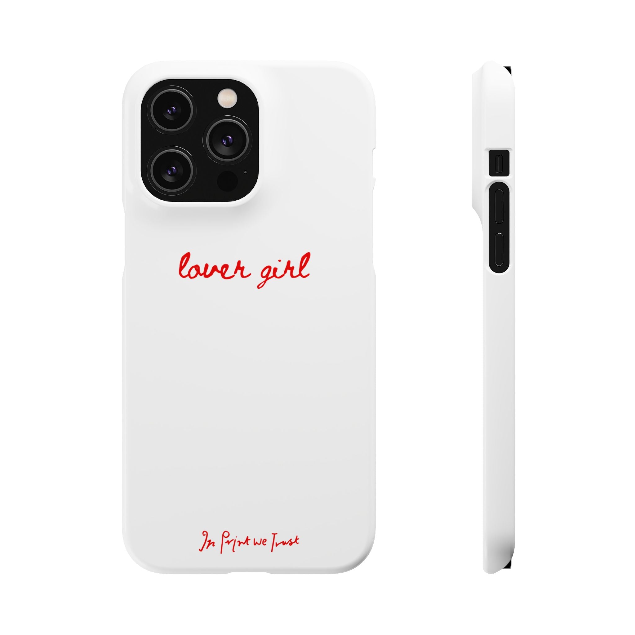 lover girl iPhone case - In Print We Trust