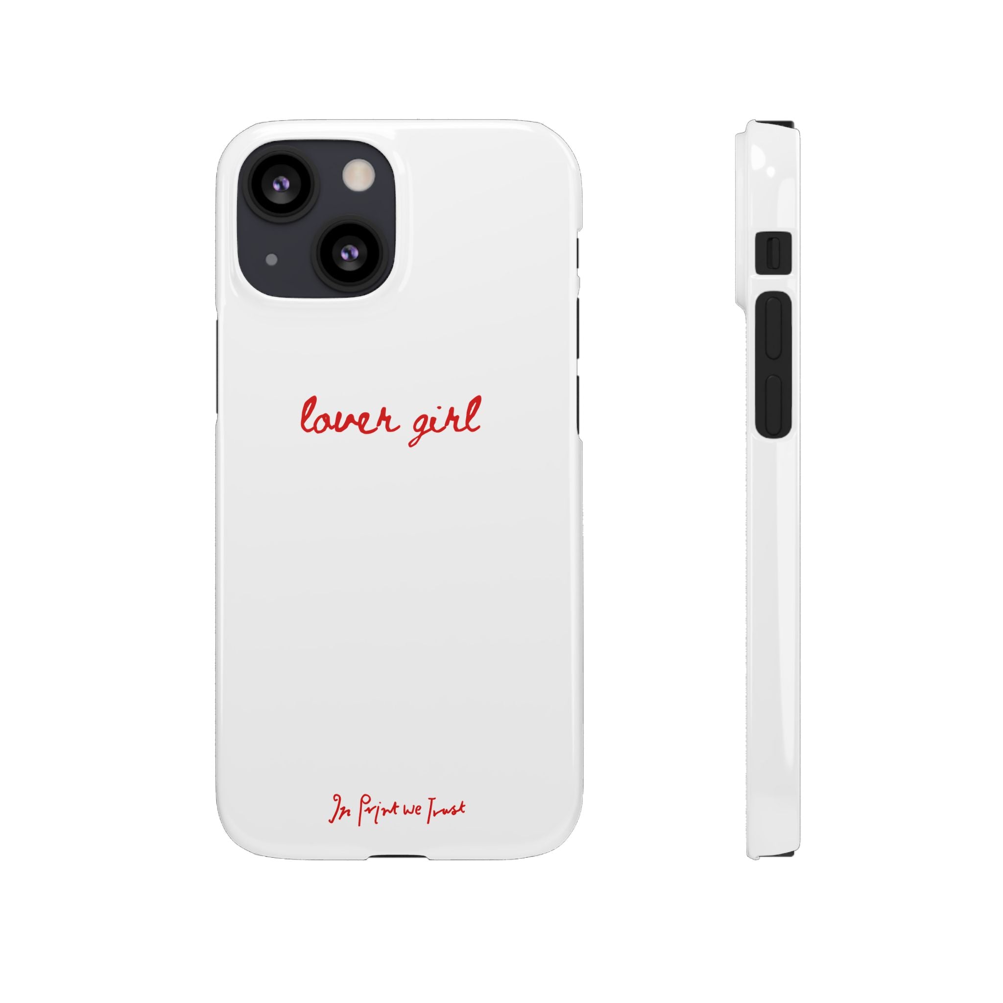 lover girl iPhone case - In Print We Trust