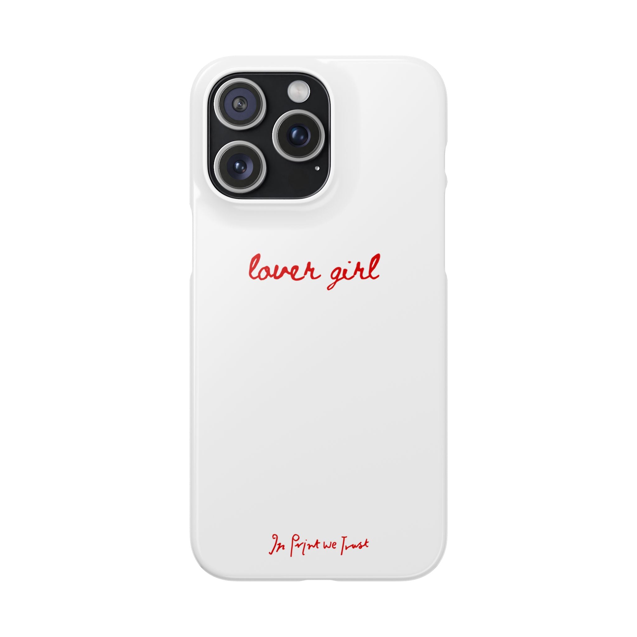 lover girl iPhone case - In Print We Trust