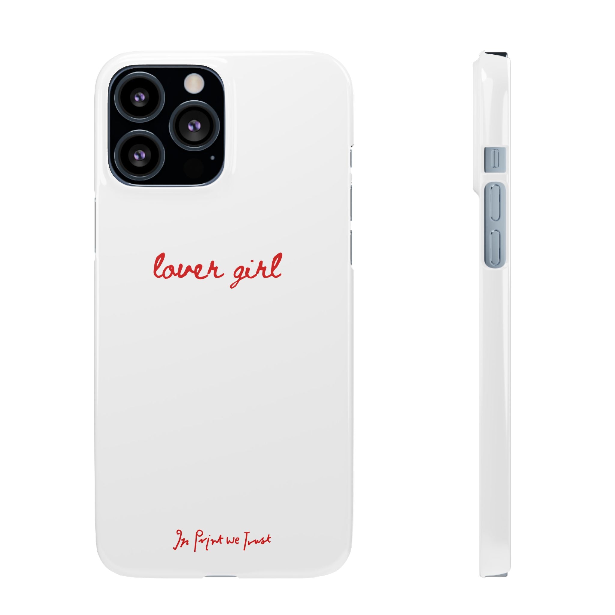 lover girl iPhone case - In Print We Trust