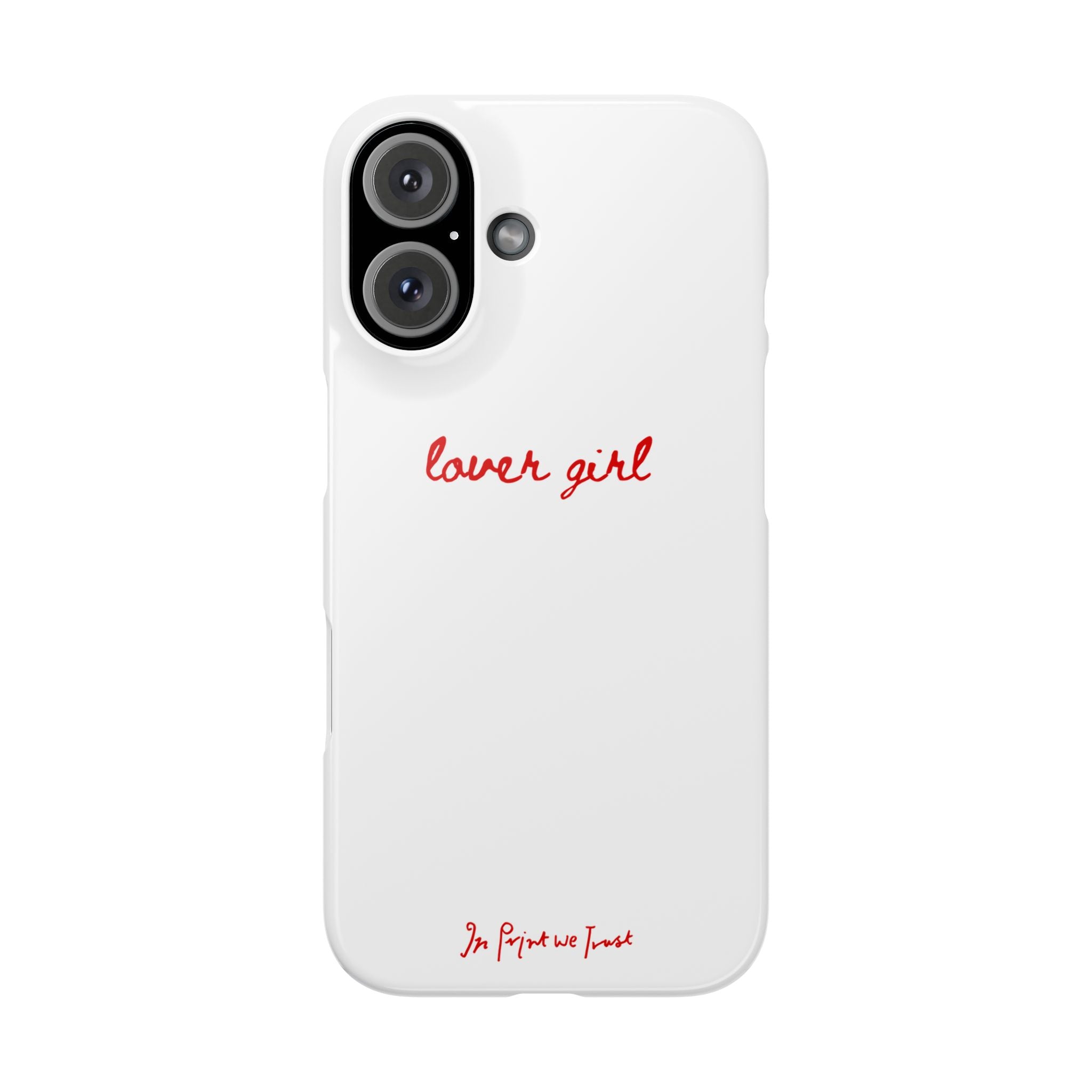 lover girl iPhone case - In Print We Trust