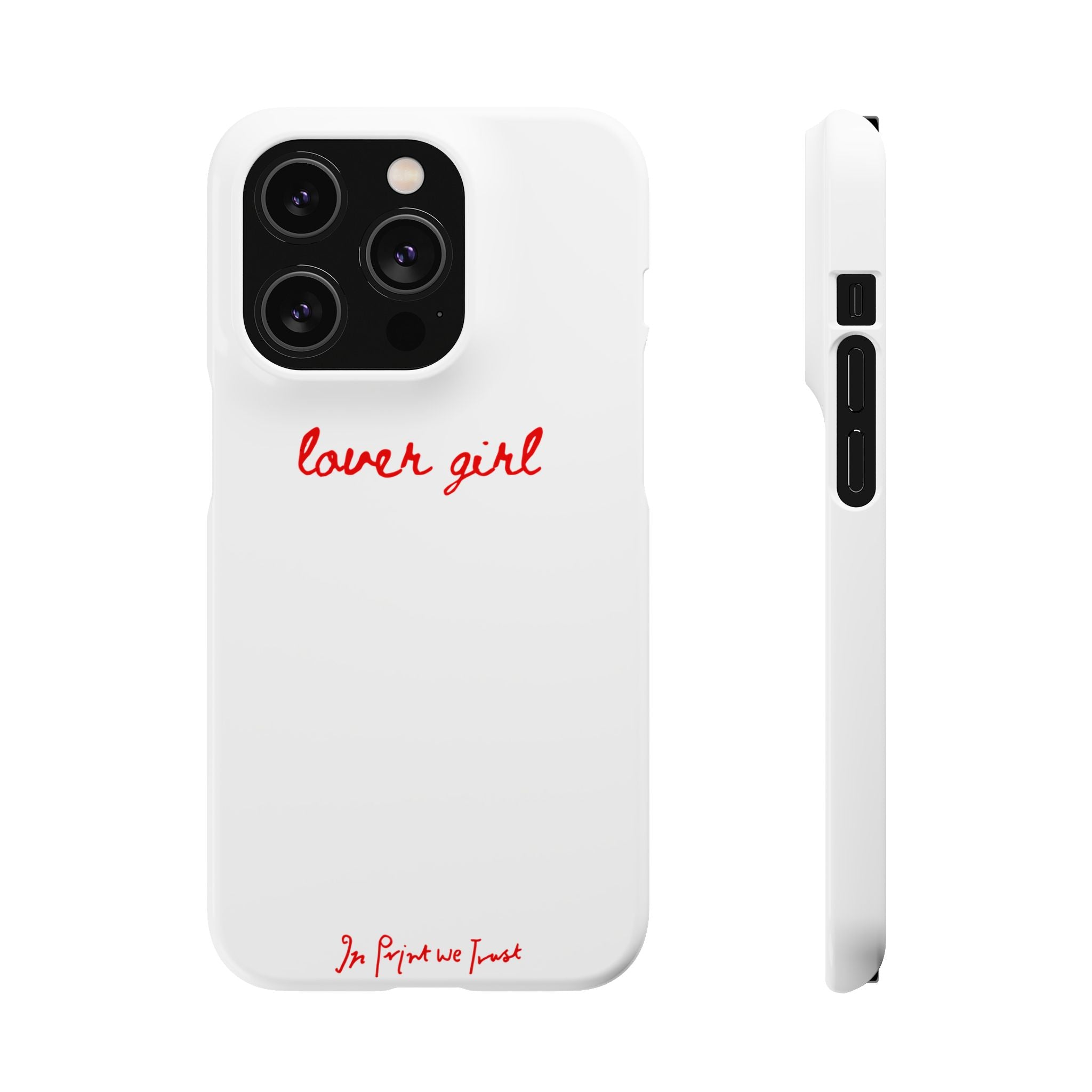 lover girl iPhone case - In Print We Trust