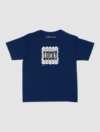 lucky crochet baby tee - In Print We Trust