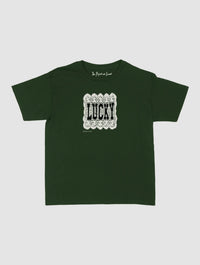 lucky crochet baby tee - In Print We Trust