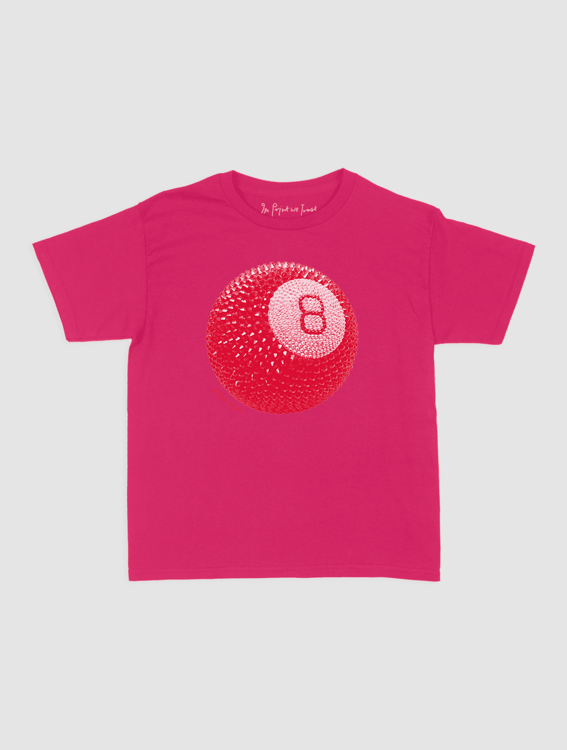 lucky shot baby tee - In Print We Trust