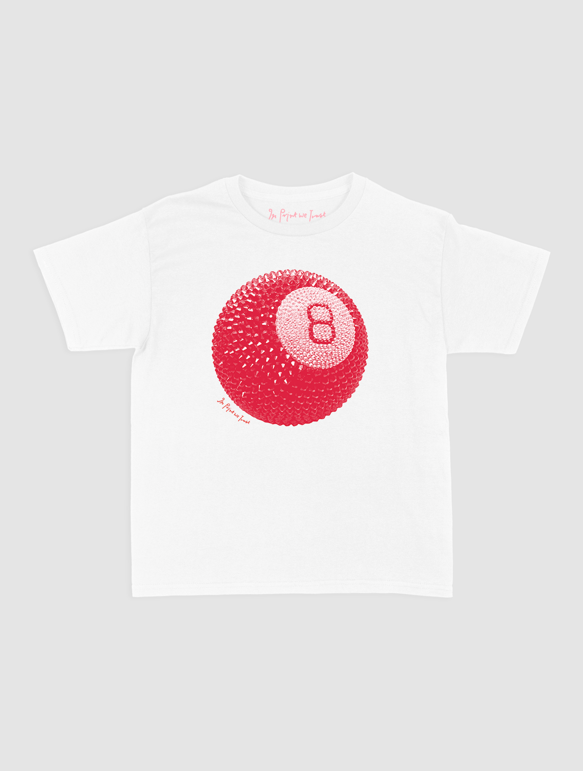 lucky shot baby tee - In Print We Trust