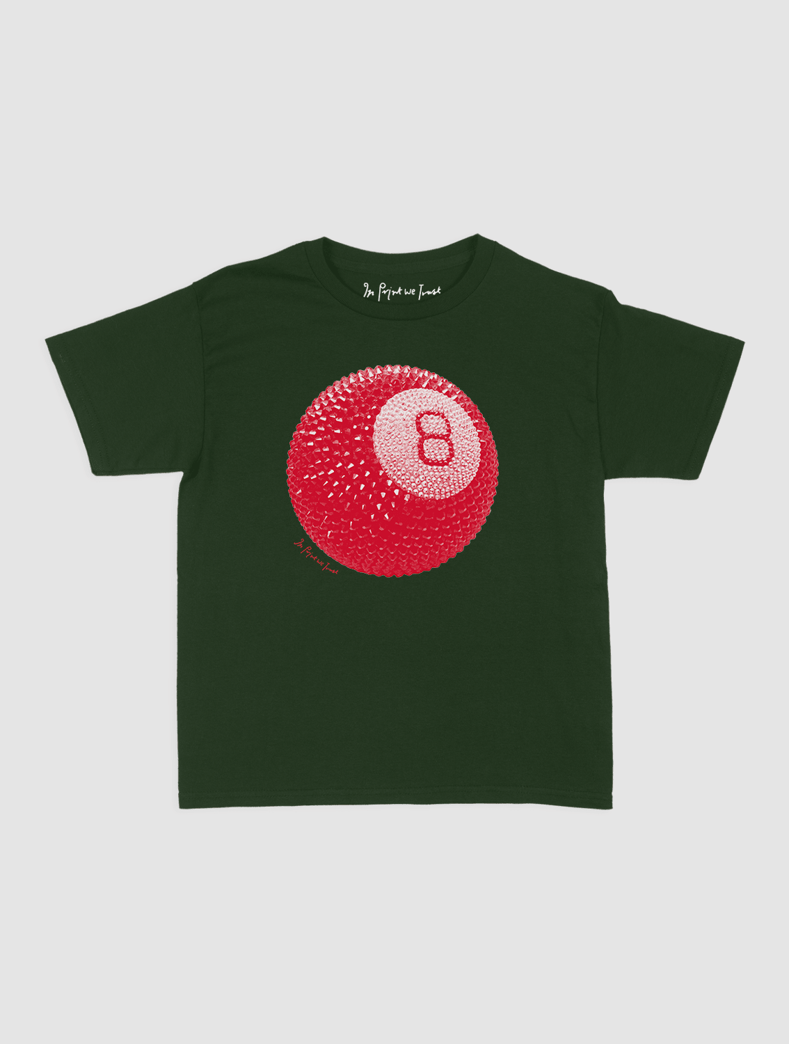lucky shot baby tee - In Print We Trust