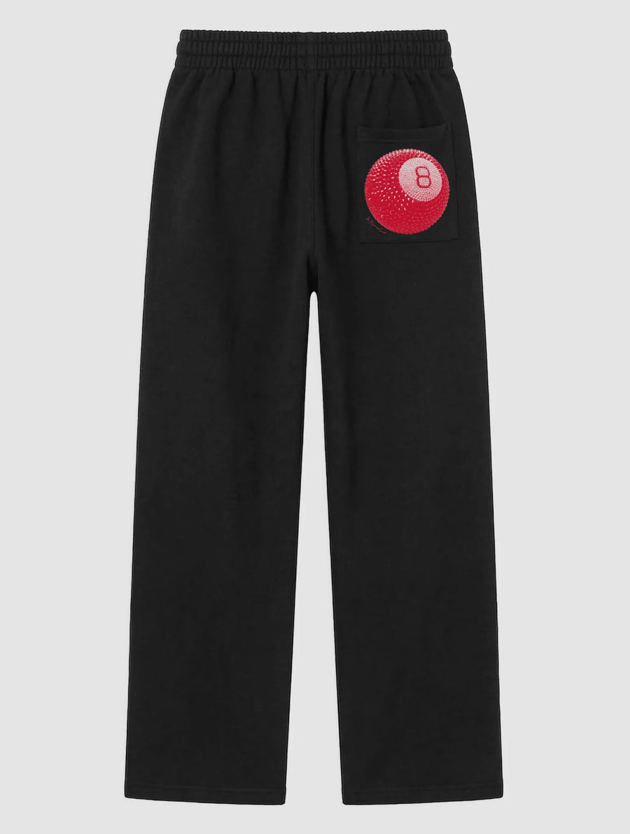 lucky shot black sweatpants - In Print We Trust