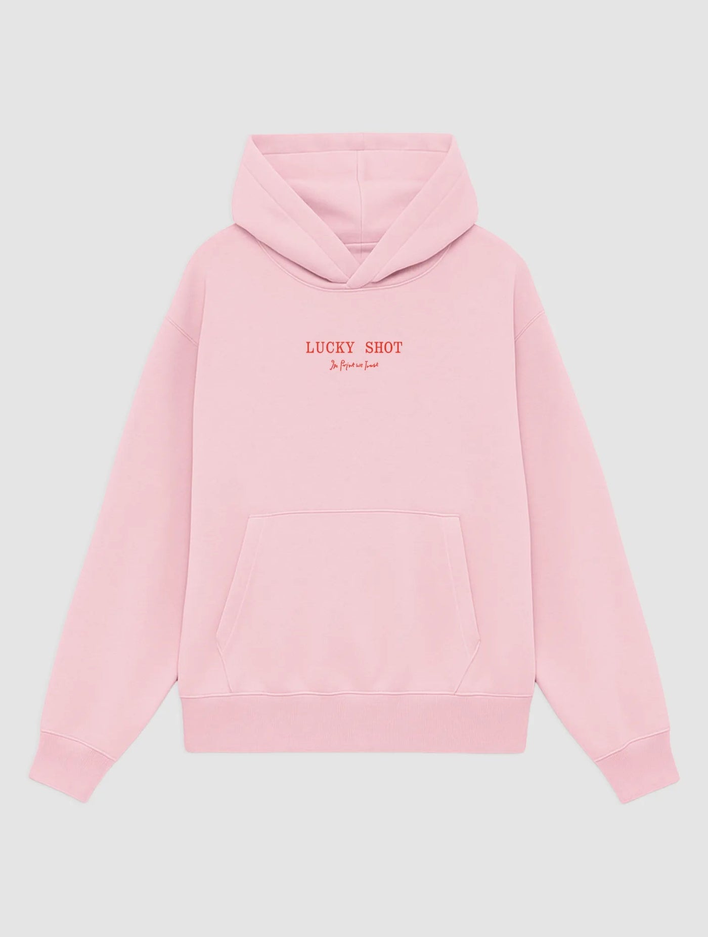 lucky shot pink hoodie - In Print We Trust