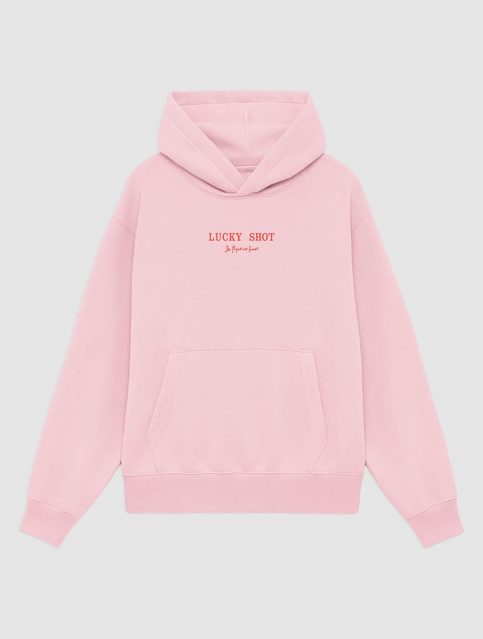 lucky shot pink hoodie - In Print We Trust
