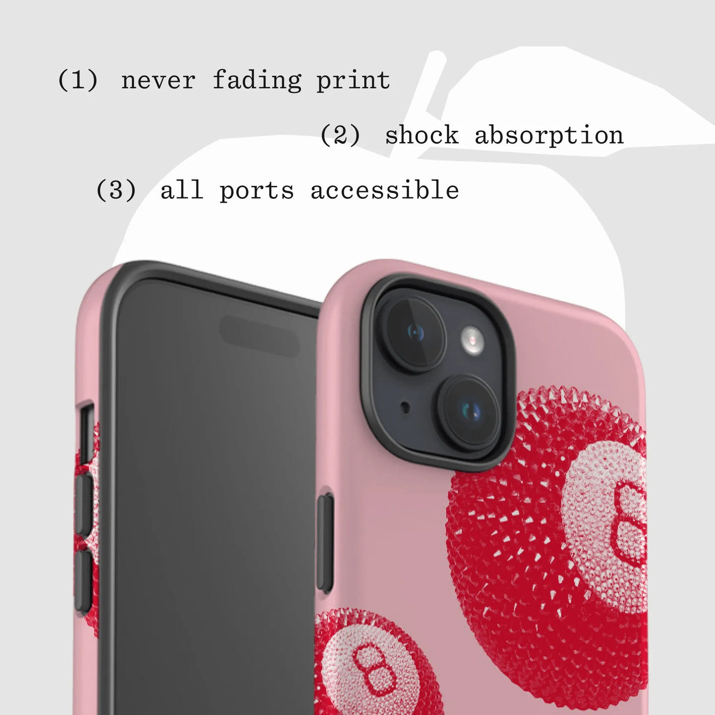 lucky shot tough iPhone case - In Print We Trust