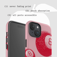 lucky shot tough iPhone case - In Print We Trust