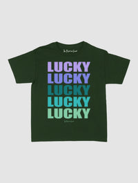 lucky x 5 baby tee - In Print We Trust
