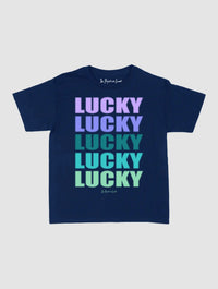 lucky x 5 baby tee - In Print We Trust