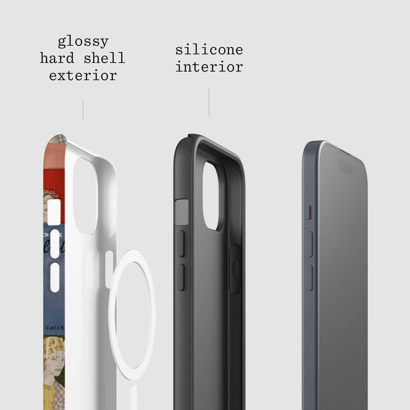 magazine tough iPhone case - In Print We Trust