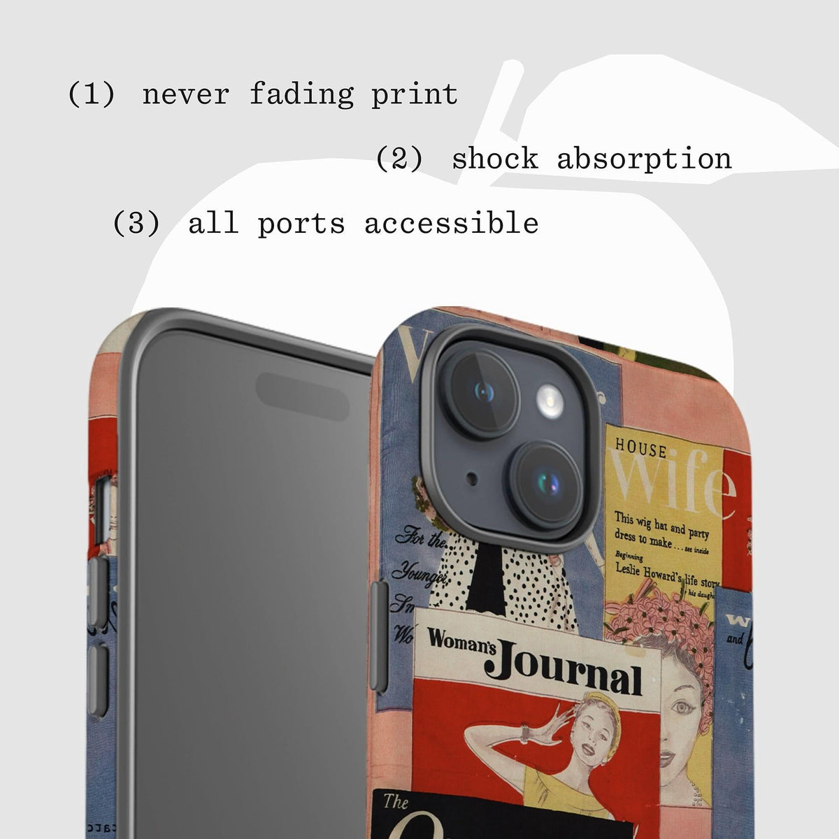 magazine tough iPhone case - In Print We Trust