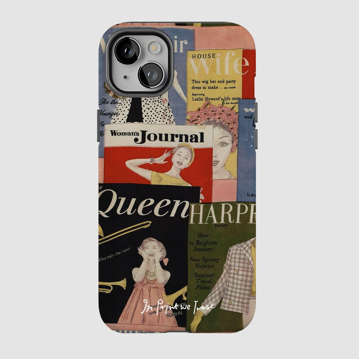 magazine tough iPhone case - In Print We Trust