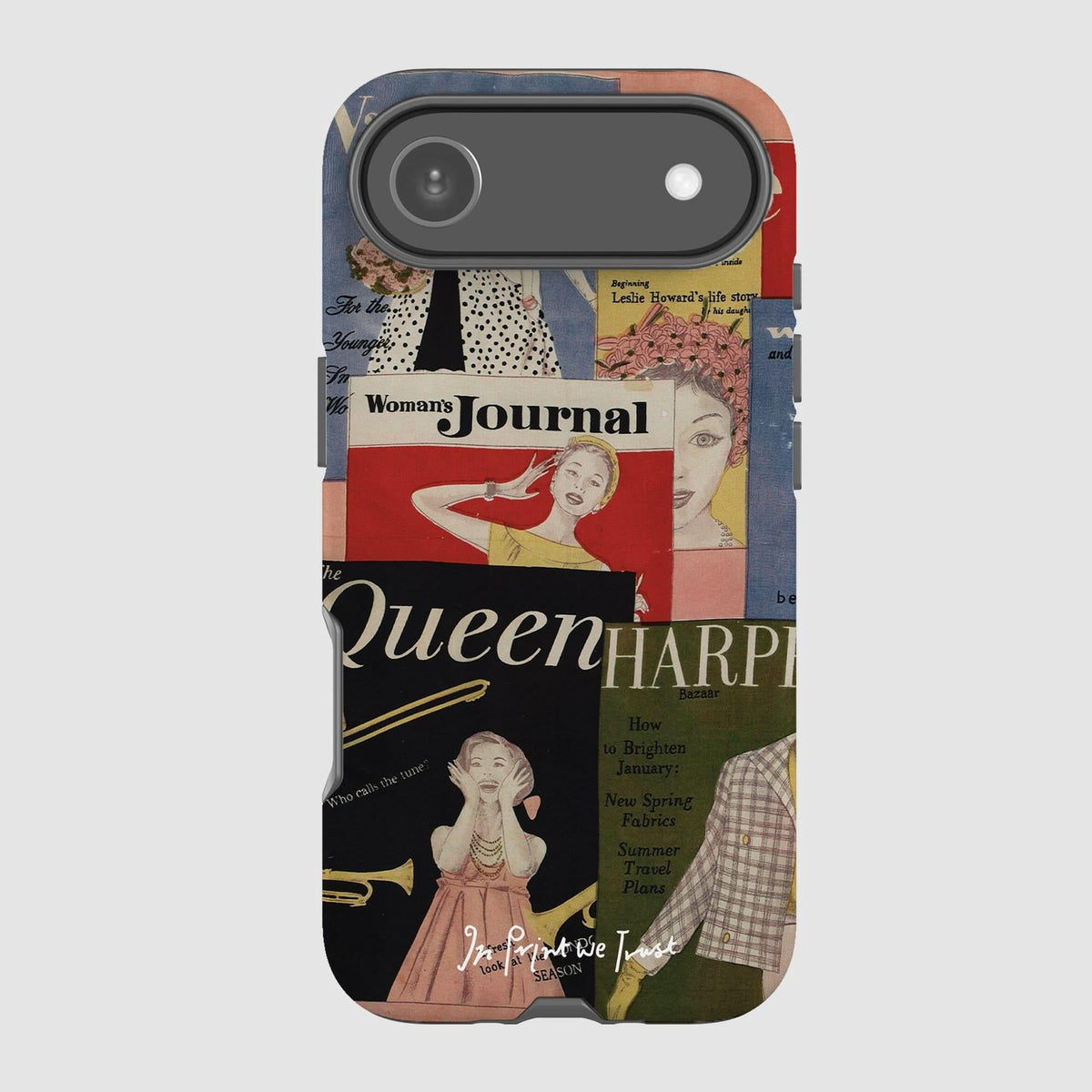 magazine tough iPhone case - In Print We Trust