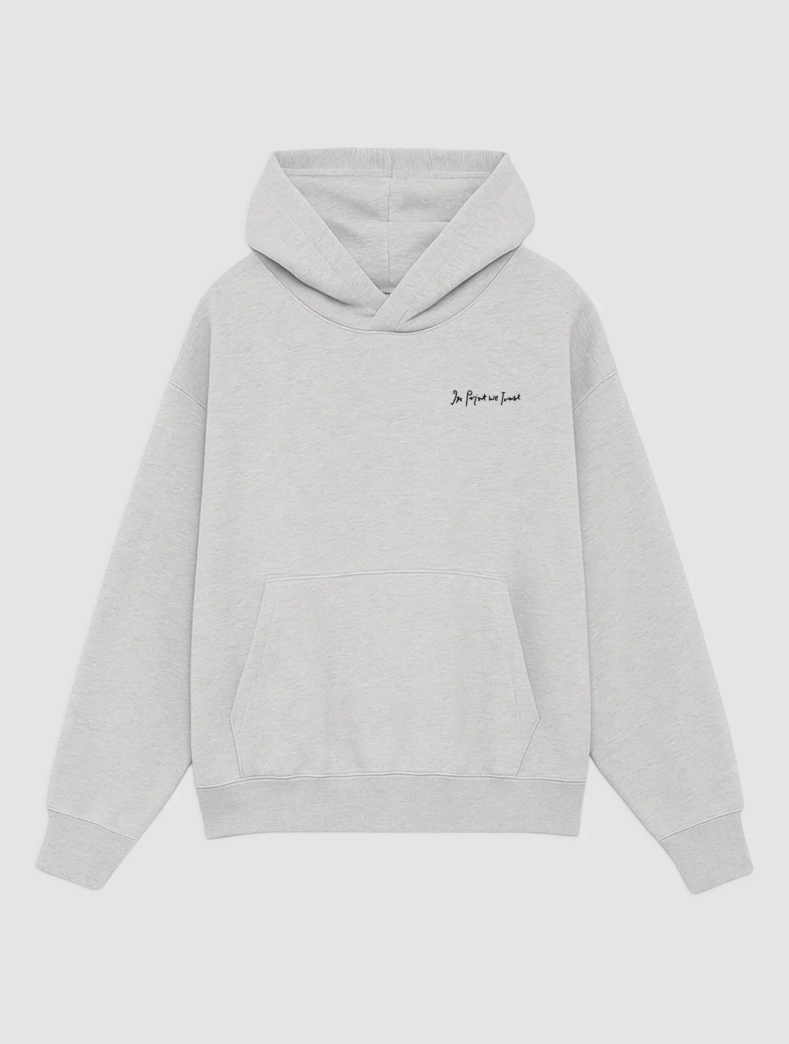 magic carpet grey hoodie - In Print We Trust